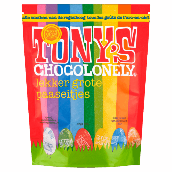 Tony's Chocolonely Paaseitjes Pouch Assorti FT - PLUS