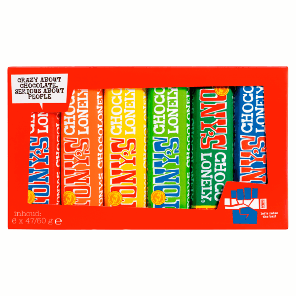 Tony's Chocolonely Proeverijtje chocolade Fairtrade - PLUS