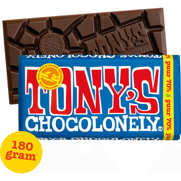 Tony's Chocolonely Puur Chocolade Reep 70% - JUMBO