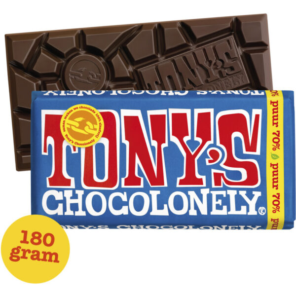 Tony's Chocolonely Reep Puur 70% - Albert Heijn