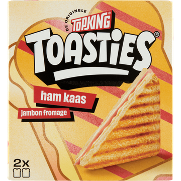Topking Toasties Ham Kaas 2 Stuks - JUMBO