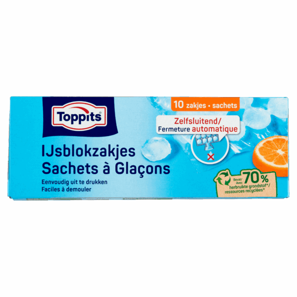 Toppits Ijsblokzakjes 10x19 blokjes - PLUS