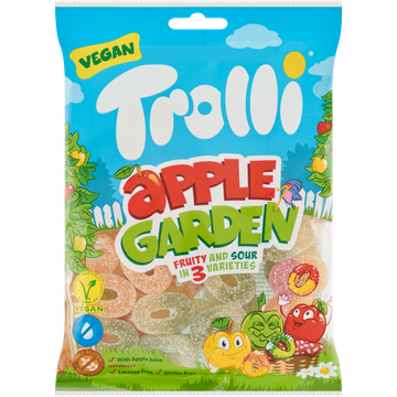 Trolli Apple Garden Fruitgom - JUMBO