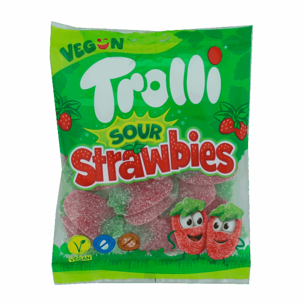 Trolli Sour strawberries - PLUS