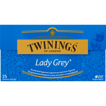 Twinings Of London Lady Grey 25 Builtjes - JUMBO