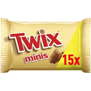 Twix Minis melk chocolade karamel repen uitdeelzak - JUMBO