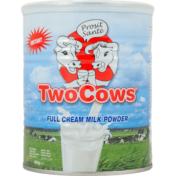 Two Cows Instant Full Cream Milk Powder - JUMBO