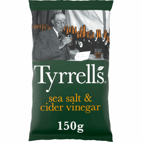 Tyrrells Sea salt & cider vinegar - PLUS