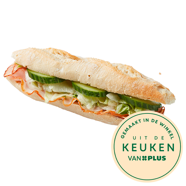 Uit de keuken van Meergranen baguette beenham honing-mosterd - PLUS