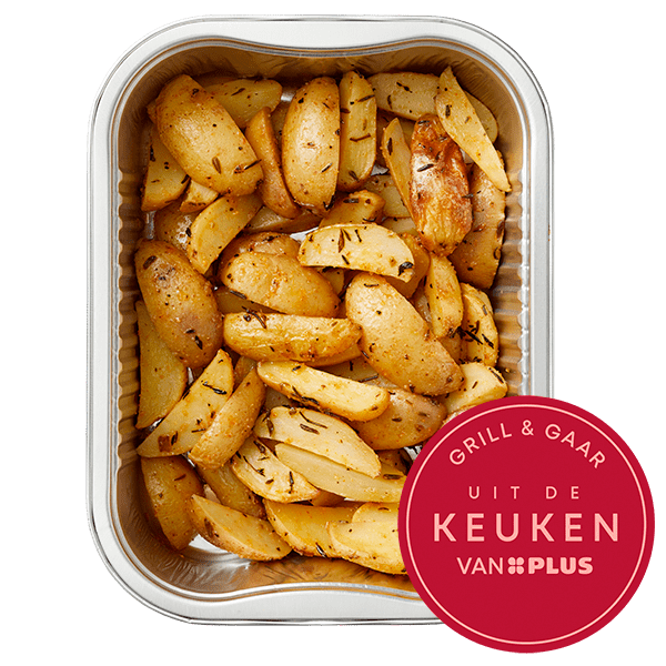 Uit de keuken van PLUS Cajun aardappelwedges met tijm - PLUS