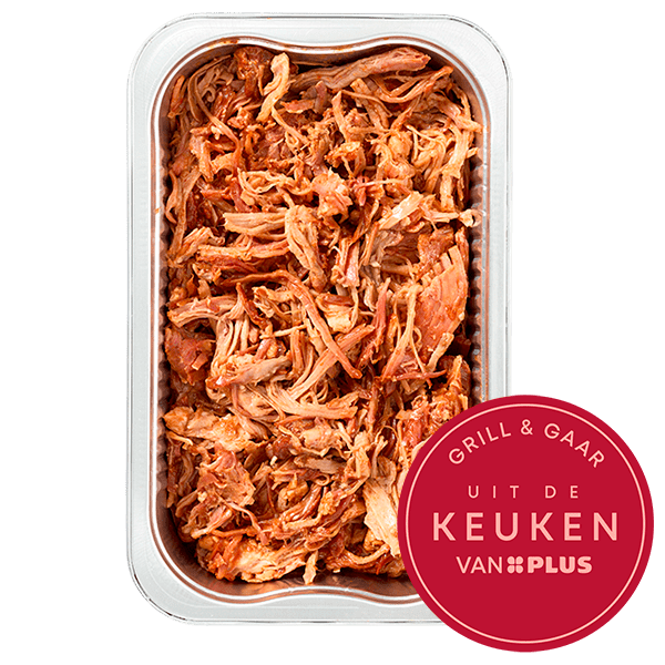 Uit de keuken van PLUS Grill & Gaar Pulled pork - PLUS