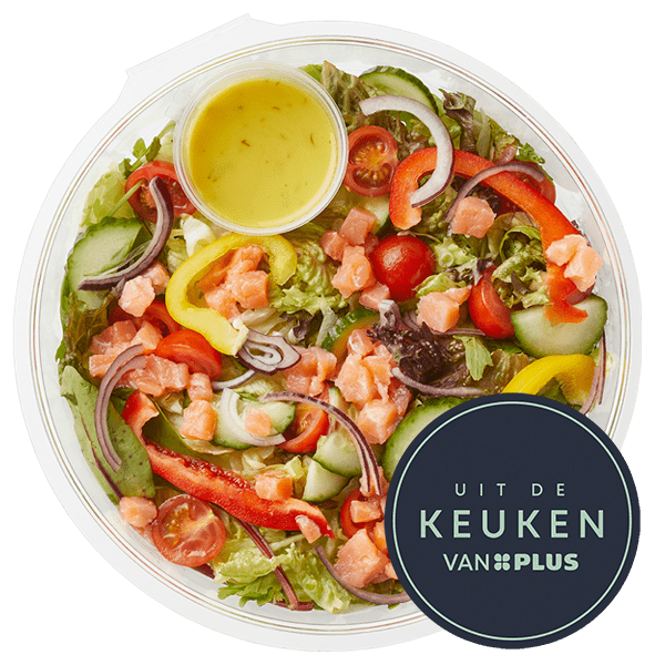 Uit de keuken van PLUS Lunchsalade gerookte zalm - PLUS