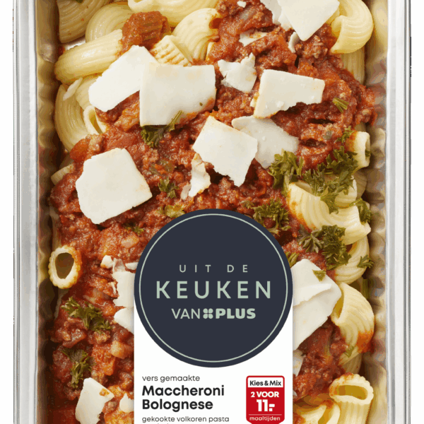 Uit de keuken van PLUS Maccheroni Bolognese - PLUS