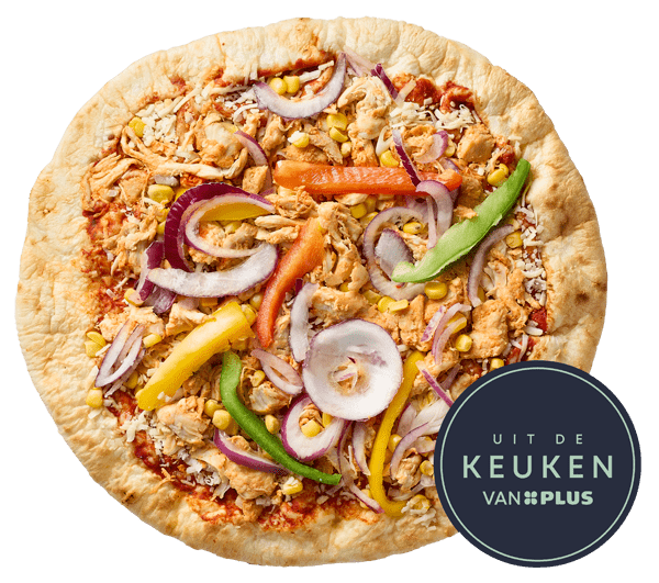 Uit de keuken van PLUS Pizza BBQ Chicken - PLUS
