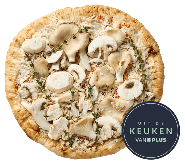 Uit de keuken van PLUS Pizza Funghi - PLUS
