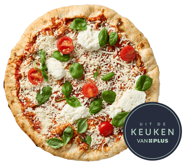Uit de keuken van PLUS Pizza Margherita - PLUS