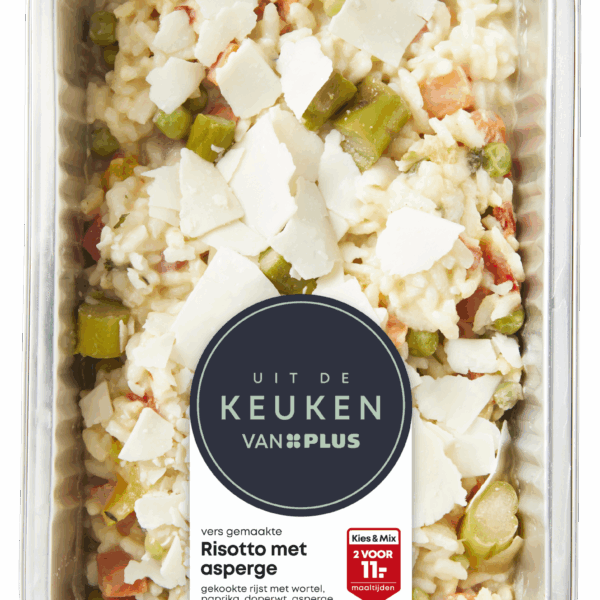 Uit de keuken van PLUS Risotto met groene asperges - PLUS