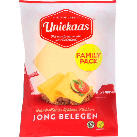 Uniekaas Jong belegen plakken 48+ - Dirk