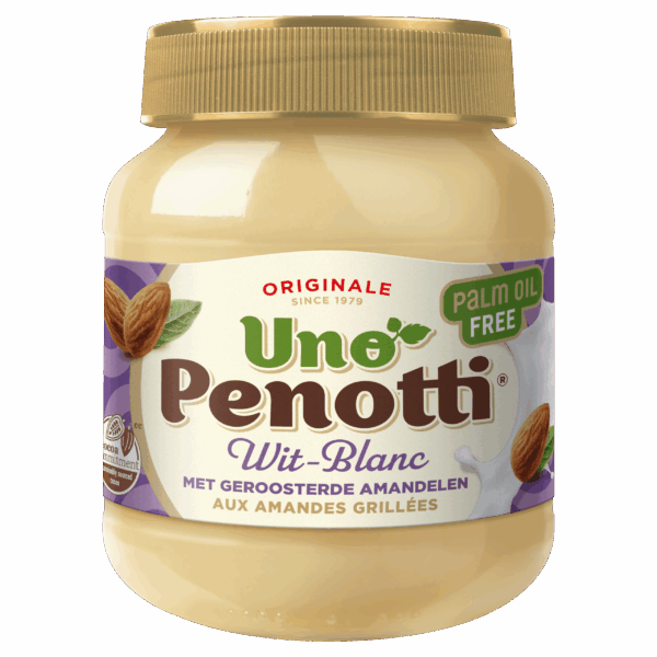 Uno Penotti Wit met geroosterde amandelen - PLUS