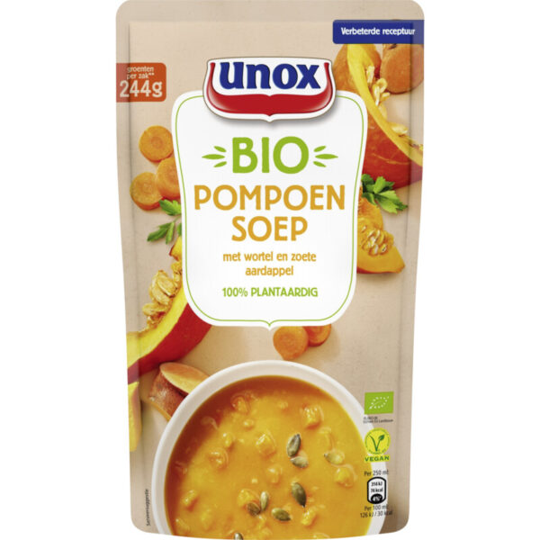 Unox Biologische Pompoen Soep - Albert Heijn