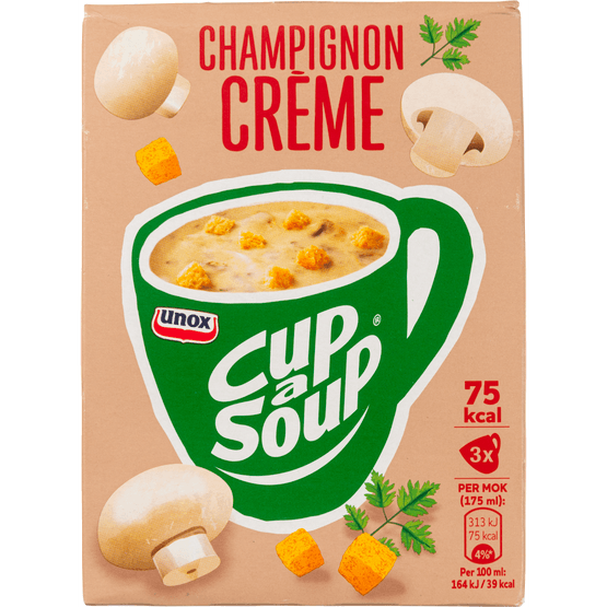 Unox Cup-a-soup champignon crème - Dirk