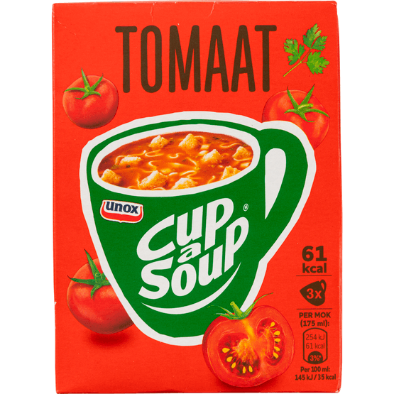 Unox Cup-a-soup tomaat 3 stuks - Dirk