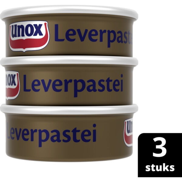Unox Leverpastei 3-pack - Albert Heijn