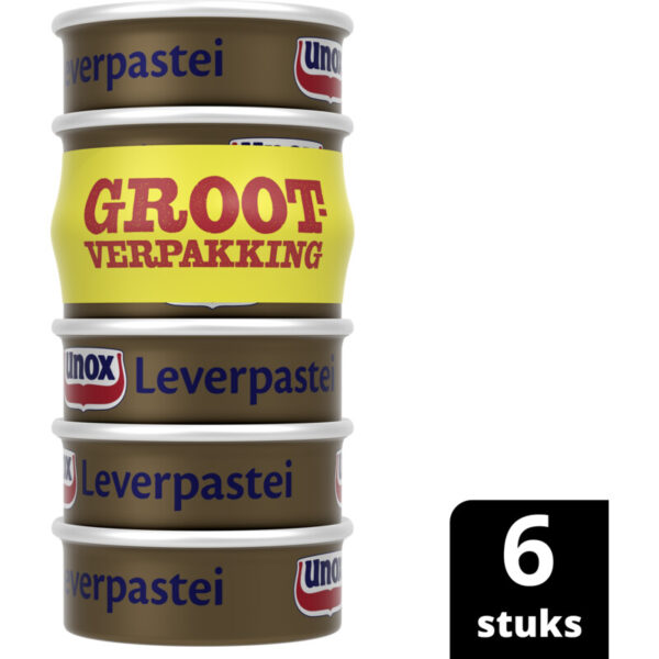 Unox Leverpastei 6-pack - Albert Heijn