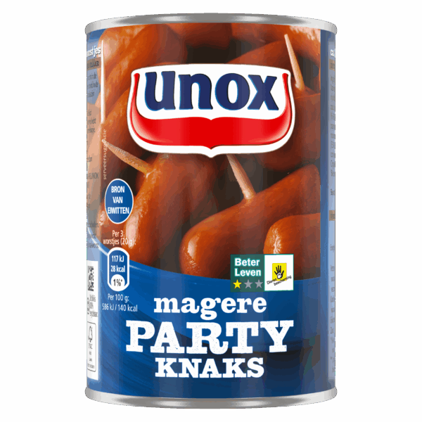 Unox Magere Party Knaks 34st - PLUS