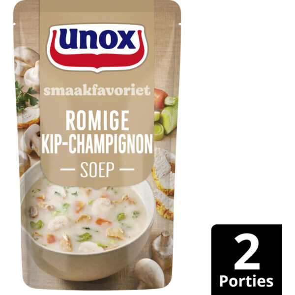 Unox Romige Kip-Champignonsoep - Albert Heijn