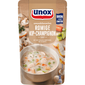 Unox Smaakfavoriet Soep In Zak Romige Kip-Champignon - JUMBO