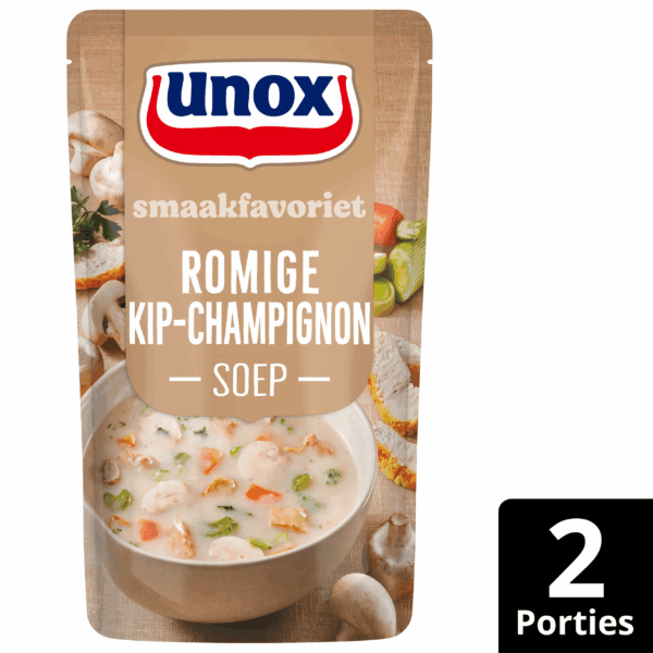 Unox Soep In Zak Kip Champignonsoep - PLUS