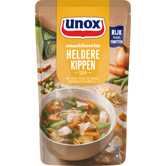 Unox Soep in zak heldere kippensoep - Dirk