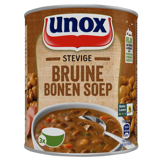Unox Stevige bruine bonensoep - Dirk
