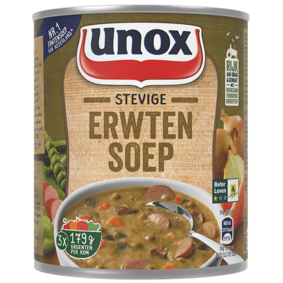 Unox Stevige erwtensoep - Dirk