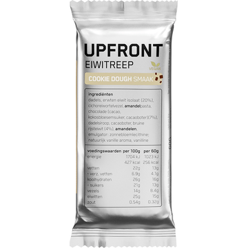 Upfront Eiwitreep Cookie Dough 60g - JUMBO