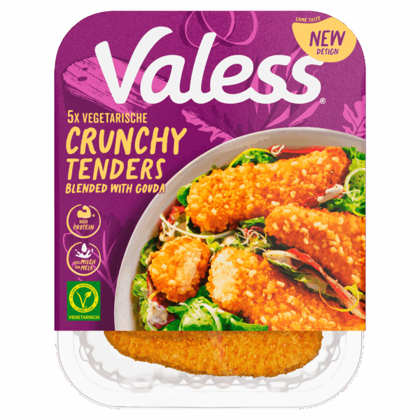 Valess Crunchy Tenders blended with cheese - PLUS