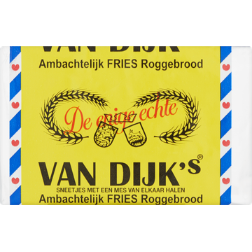 Van Dijk's Ambachtelijk Fries Roggebrood 10 Plakjes - JUMBO
