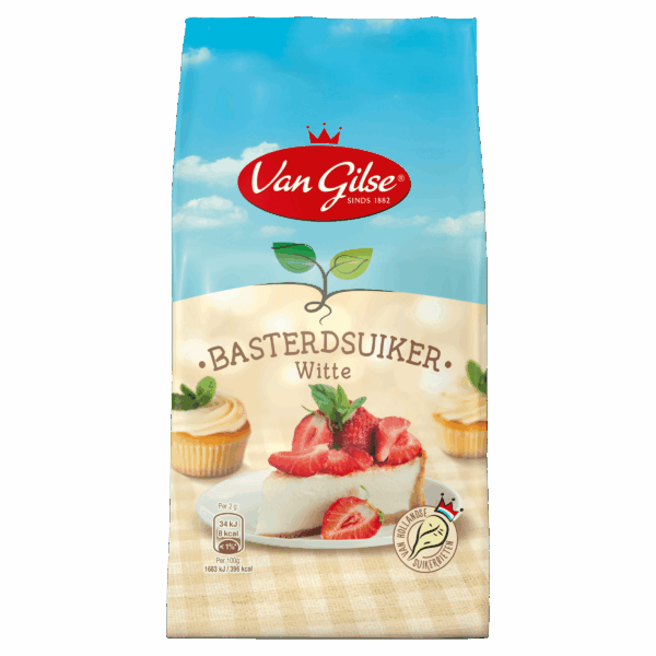 Van Gilse Basterdsuiker wit - PLUS