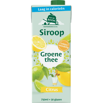 Van de Boom Siroop Groene Thee Citrus - JUMBO