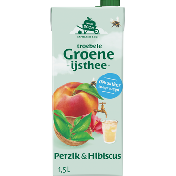 Van de Boom troebele Groene IJsthee Perzik & Hibiscus - JUMBO