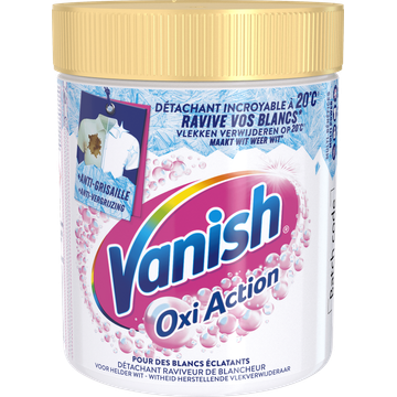 Vanish Oxi Action Whitening Booster Poeder - Vlekverwijderaar Voor Witte Was - JUMBO