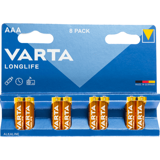 Varta Batterij longlife AAA - Dirk