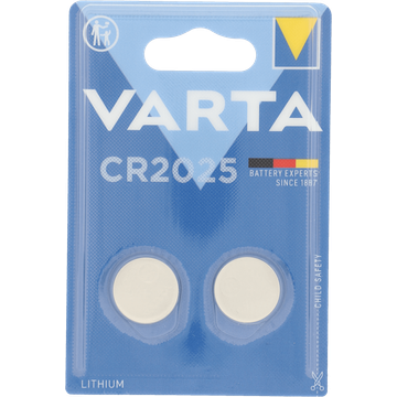 Varta Knoopcel CR2025 2 Stuks - JUMBO