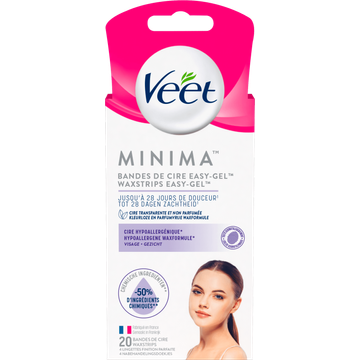 Veet Pure Koude Wasstrips Gezicht Hypoallergene - JUMBO