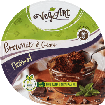 VegArt Brownie & Cream Dessert - JUMBO