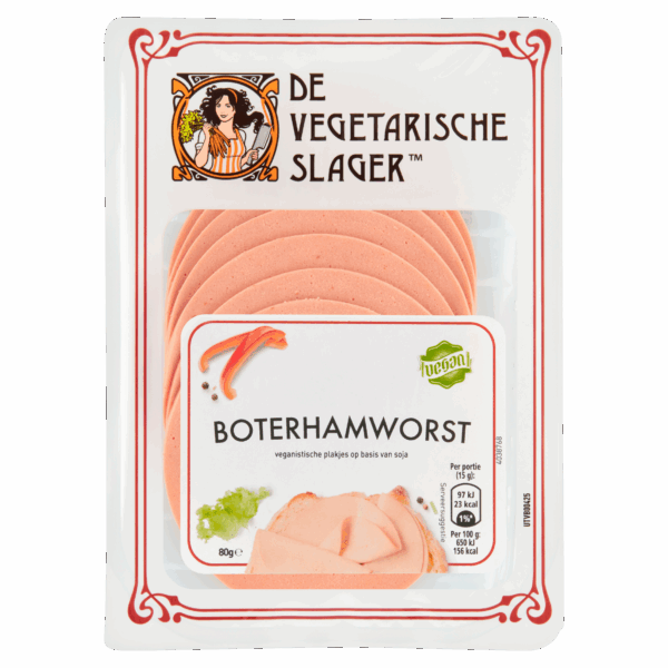 Vegetarische Slager Boterhamworst - PLUS