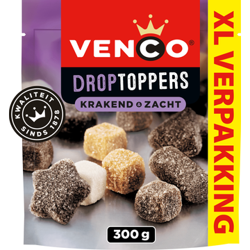 Venco Droptoppers Krakend & Zacht XL Verpakking - JUMBO