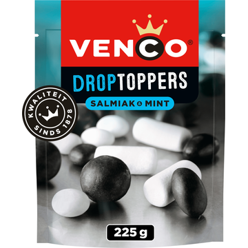 Venco Droptoppers Salmiak & Mint - JUMBO