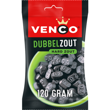 Venco Dubbelzout Hard Zout - JUMBO